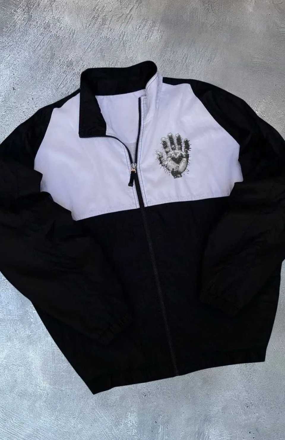 Unisex Uzun Kollu Paraşüt Kumaş Rüzgarlik - Siyah Somersan Giyim | Kadın, Erkek ve Çocuk Moda